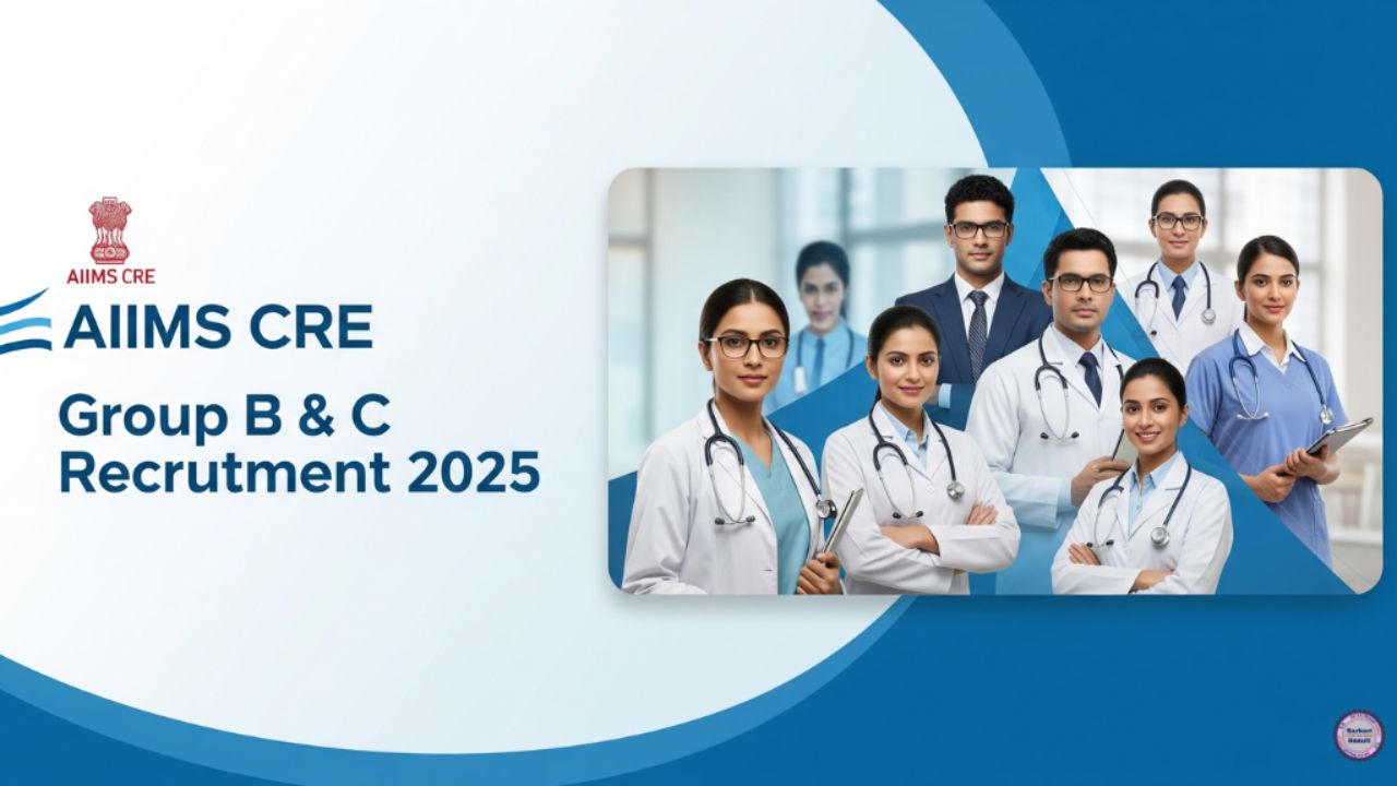 AIIMS CRE Group B & C Recruitment 2025