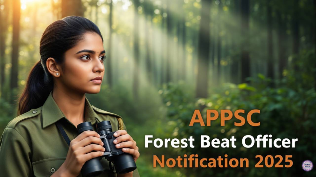 APPSC Forest Beat Officer Notification 2025