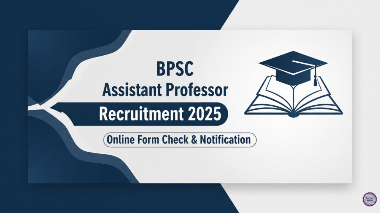 BPSC Assistant Professor Recruitment
