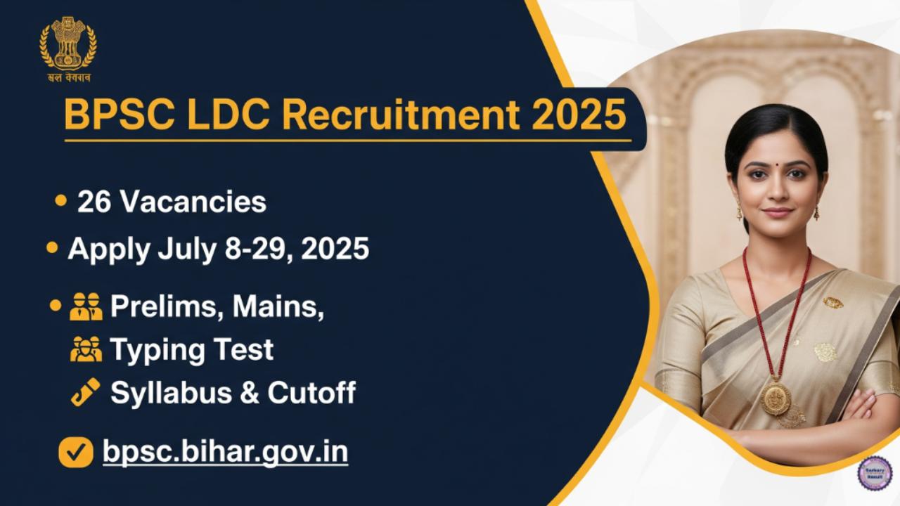 BPSC LDC Recruitment 2025