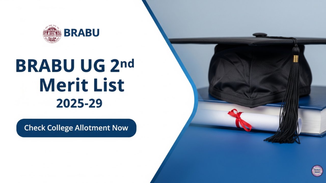 BRABU UG 2nd Merit List 2025-29
