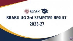 BRABU UG 3rd Semester Result 2023-27