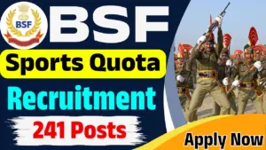 BSF Sports Quota Recruitment 2025