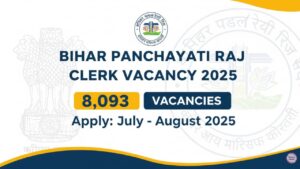 Bihar Panchayati Raj Clerk Vacancy 2025