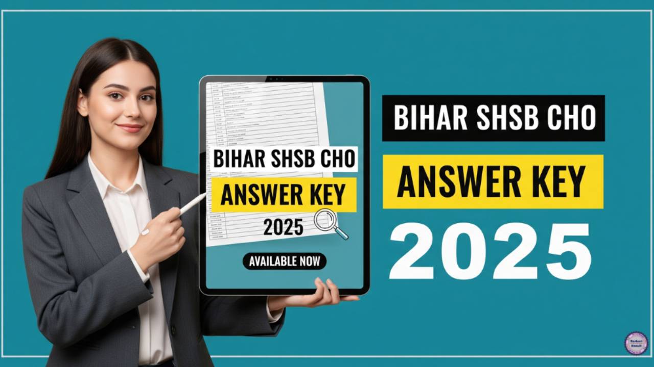 Bihar SHSB CHO Answer Key 2025