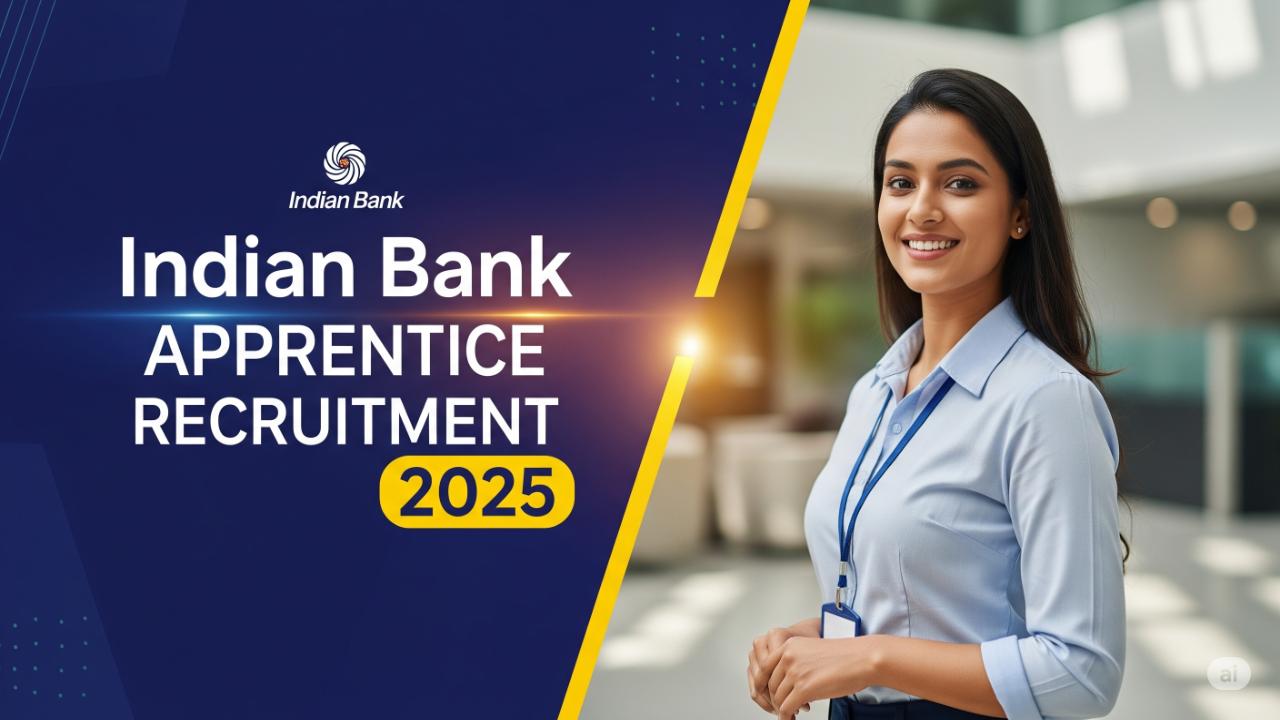 Indian Bank Apprentice Recruitment 2025