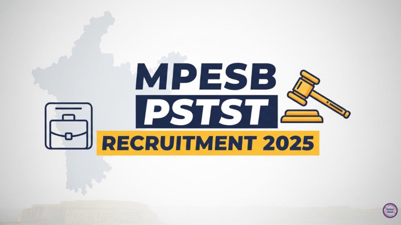 MPESB PSTST Recruitment 2025