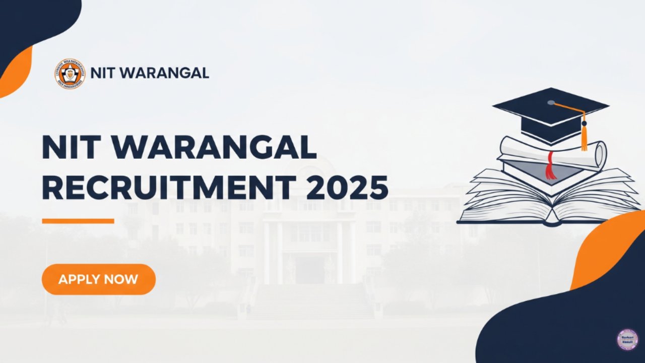 NIT Warangal Recruitment 2025