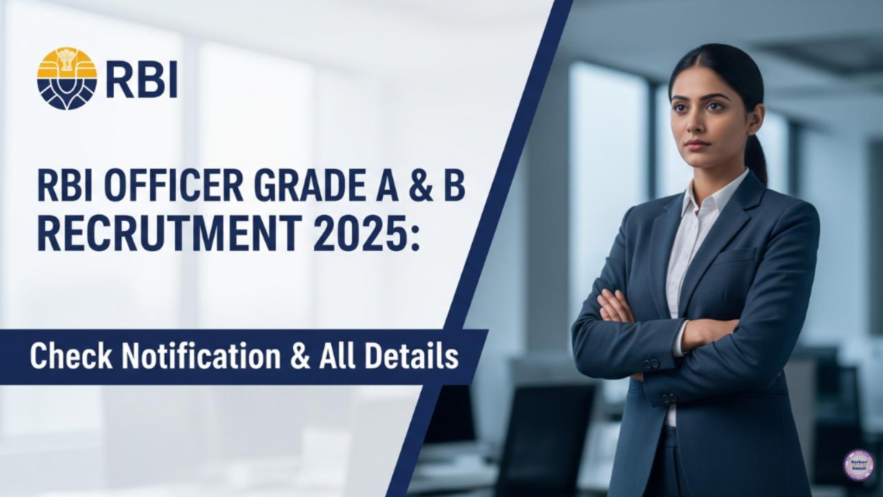 RBI Officer Grade A & B Recruitment 2025