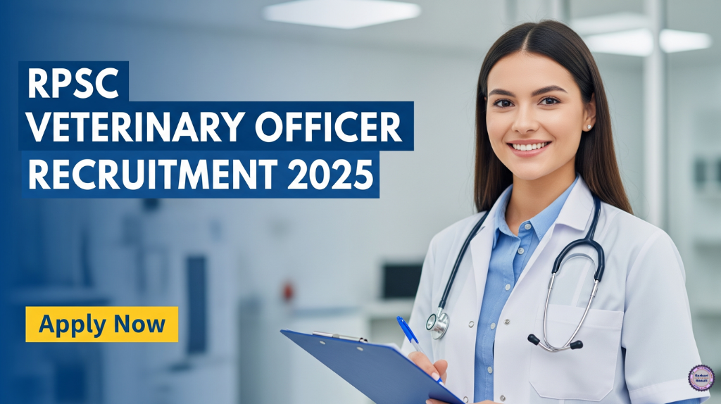 RPSC Veterinary Officer Recruitment 2025