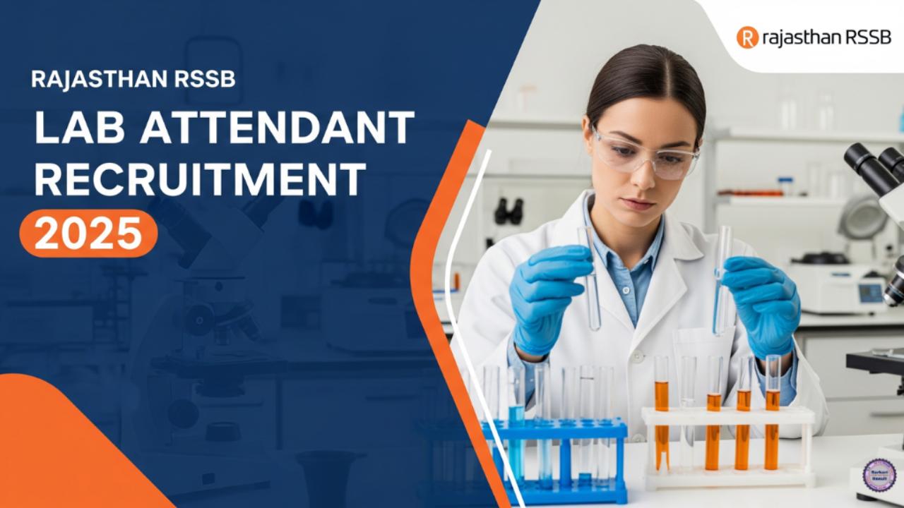 Rajsthan RSSB lab Attendent Recruitment 2025