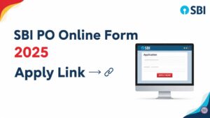 SBI PO Online Form 2025
