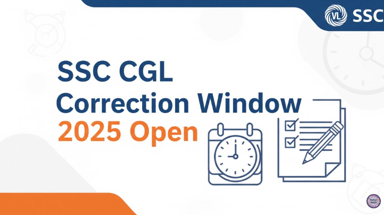 SSC CGL Correction Window 2025
