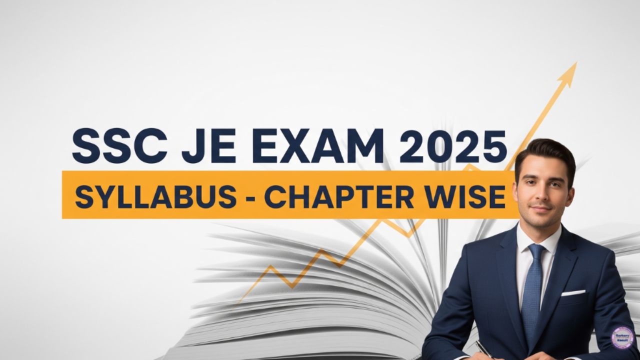 SSC JE Exam 2025 Syllabus