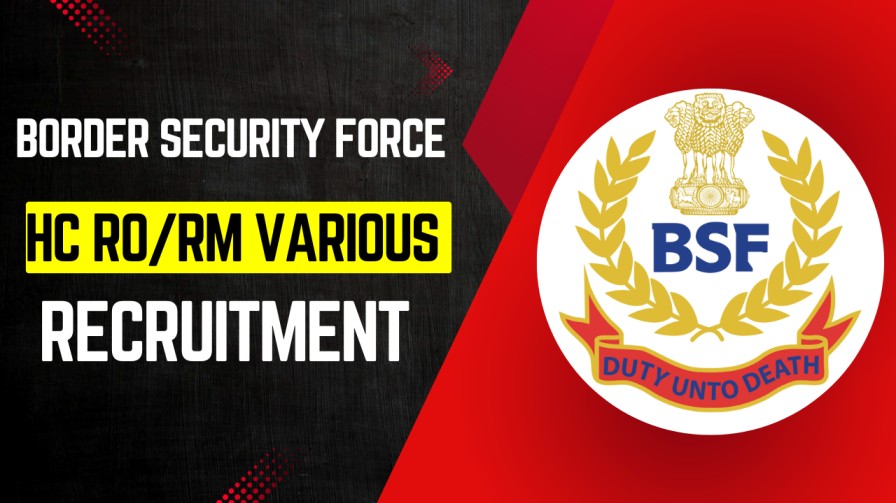 BSF HC RO/RM Recruitment 2025